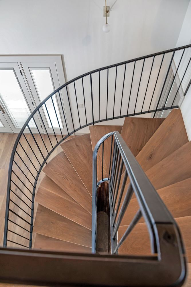 Spiral stair from above